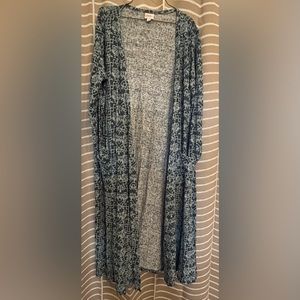 LuLaRoe blue duster